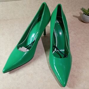 Zara Vibrant Green Heels
